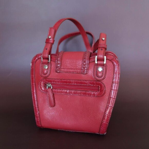 Y2K Coldwater Creek Red Mini Handbag – Heart Hardware, Western Cowgirl Purse - Picture 4 of 4